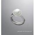 David Yurman 10mm PAVE DIAMOND CABLE PEARL RING